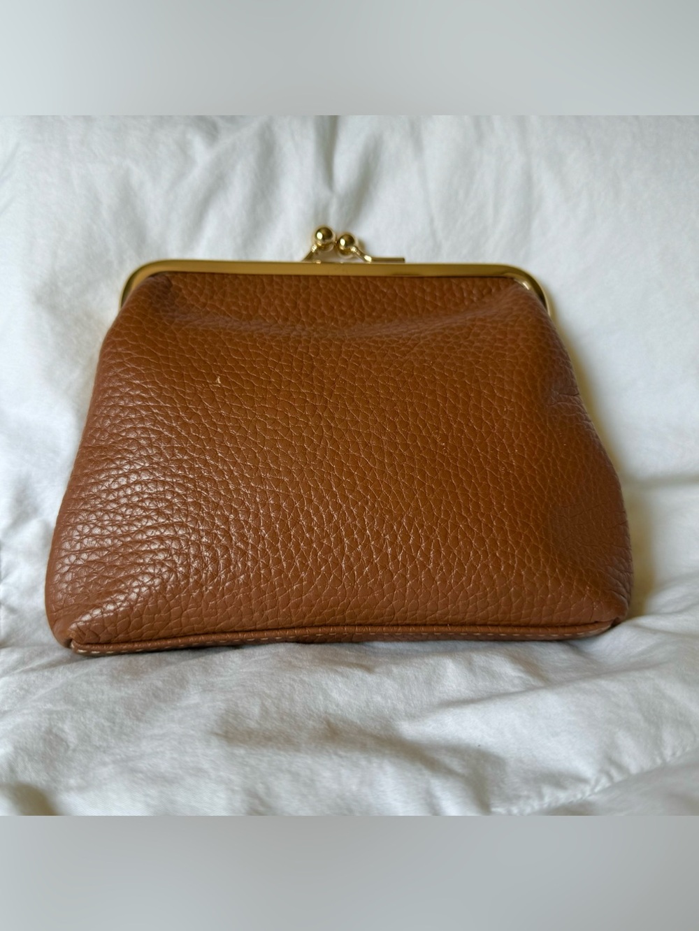 Dooney & Bourke Pebbled Leather Coin Purse in Brown - Picture 2 of 9